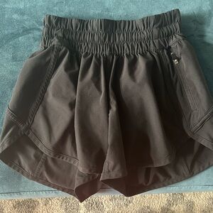 Size 0 black Lululemon shorts. In like new condition.